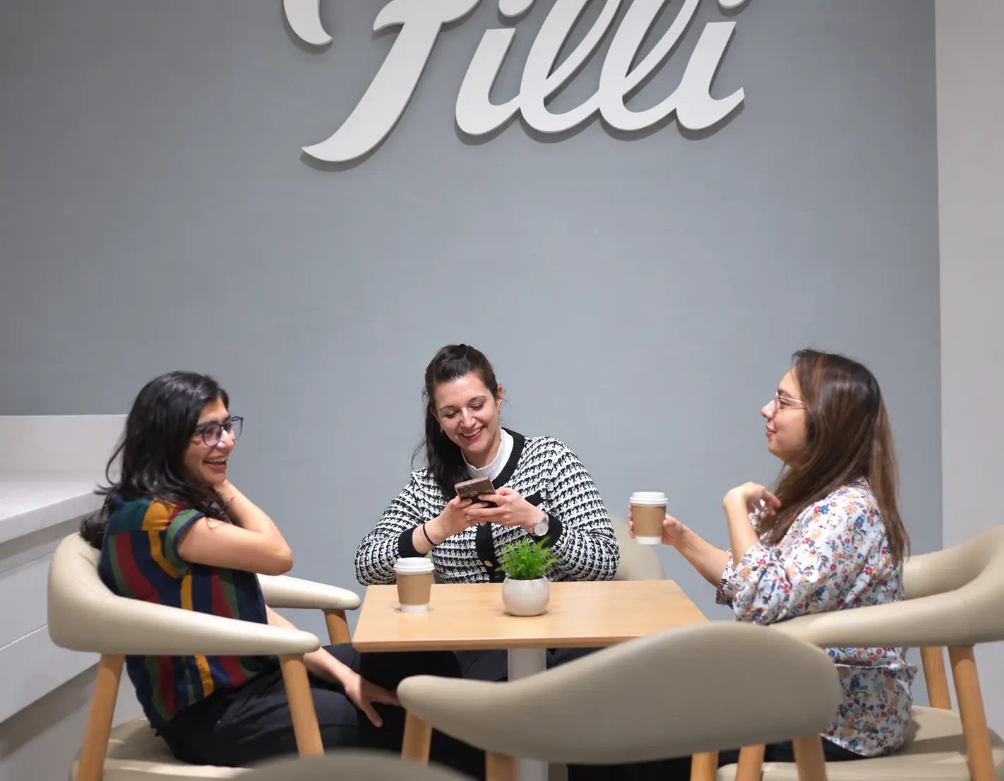 Guests at Filli Business Cafe